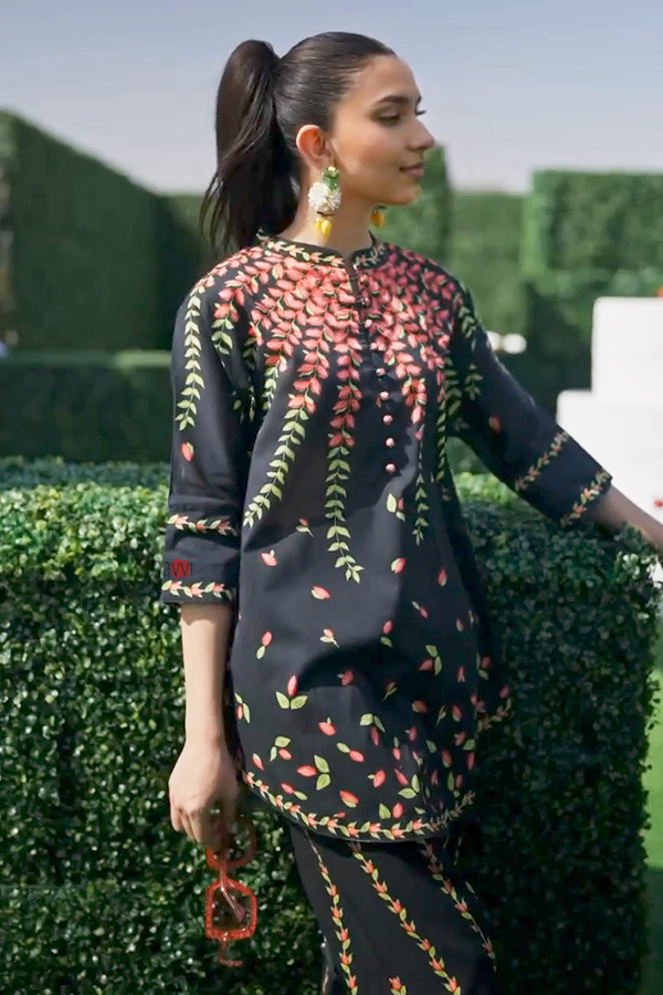 Midnight Bloom Coord Set