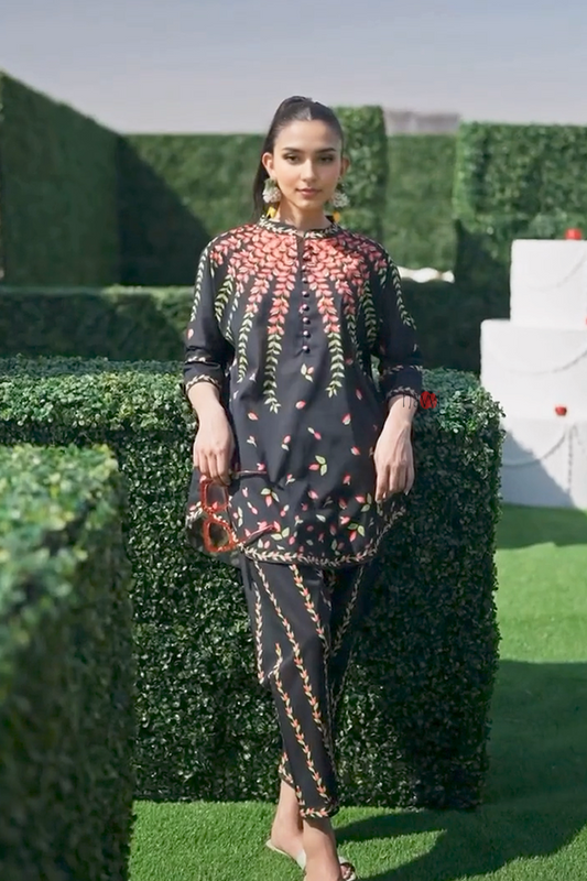 Midnight Bloom Coord Set