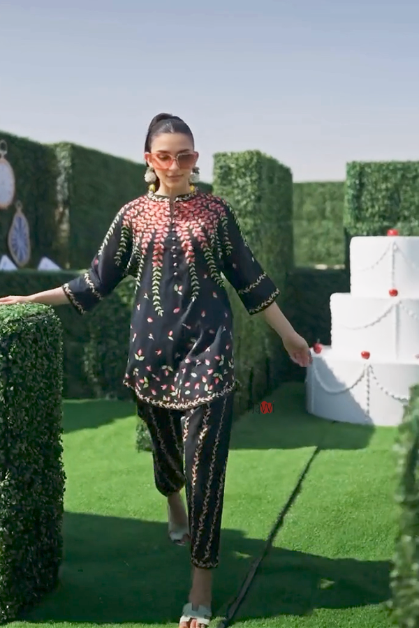 Midnight Bloom Coord Set