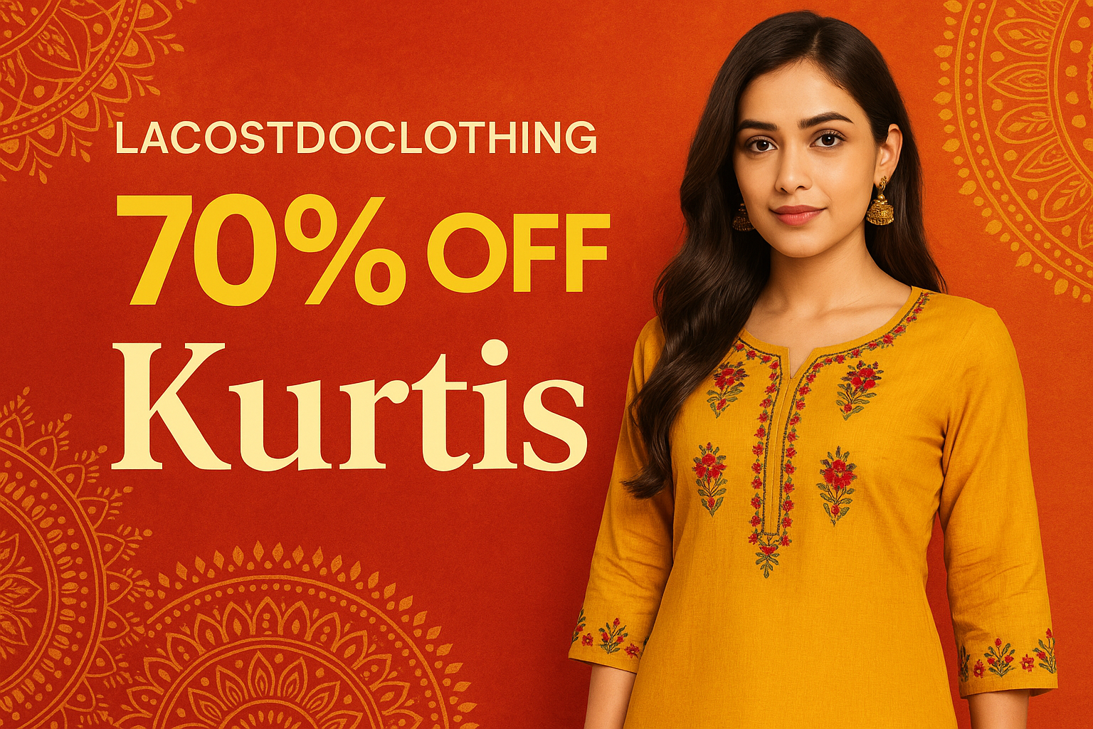 70% Off Kurtis Banner