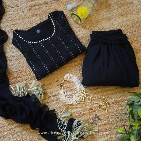 Designer Must Have Black Festive Suit Sets