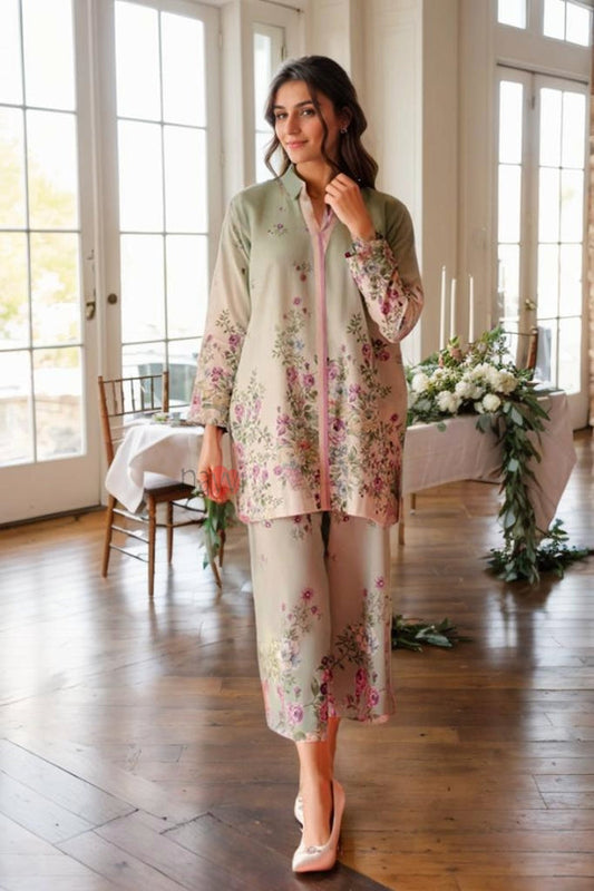 Women's Floral Print Co-Ord Set